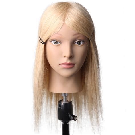 real hair mannequin head|female mannequin head with hair.